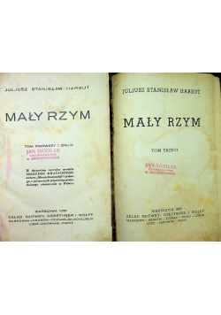 Mały Rzym tom 1 do 4 1936 r.
