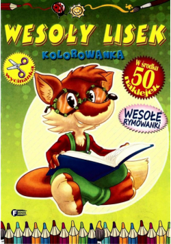 Wesoły lisek. Kolorowanka FENIX