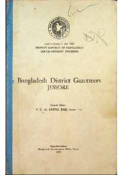 Bangladesh District Gazetteers Jessore