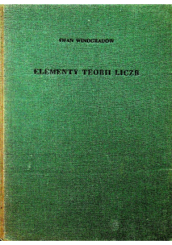 Elementy teorii liczb