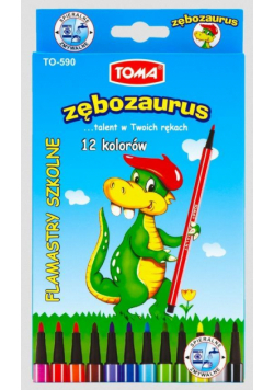 Pisaki spieralne 12 kolorów TOMA