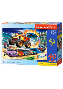 Puzzle 40 maxi - Jumping Monster Truck CASTOR