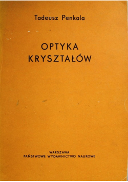 Optyka kryształów