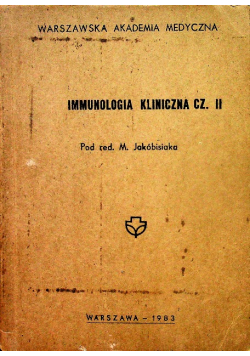 Immunologia kliniczna Część II