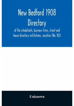 New Bedford 1908 directory