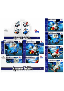 Klocki konstrukcyjne Kosmos ALLEBLOX (12szt)