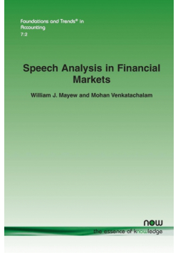 Speech Analysis in Financial Markets