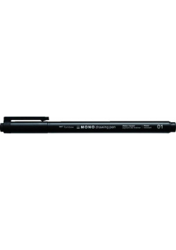 Cienkopis Mono drawing pen czarny 01 0.25mm (4szt)