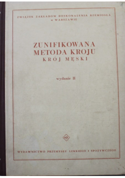 Zunifikowana metoda kroju Krój męski