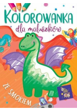 Kolorowanka dla maluszków ze smokiem