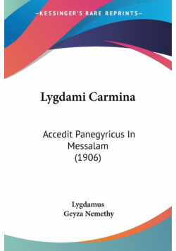 Lygdami Carmina