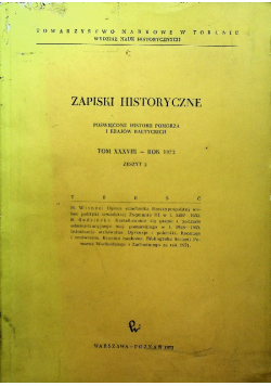 Zapiski historyczne Tom XXXVIII zeszyt 2