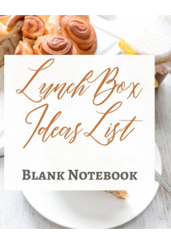Lunch Box Ideas List - Blank Notebook - Write It Down - Pastel Rose Gold Brown - Abstract Modern Contemporary Unique