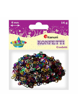 Konfetti pierścienie i kółeczka mix 14g