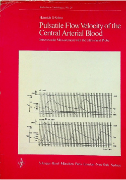 Pulsatile flow velocity of the central arterial blood