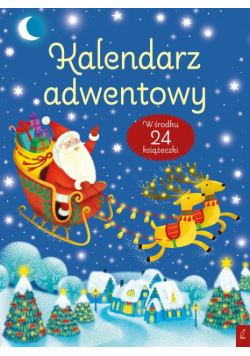 Kalendarz adwentowy niebieski