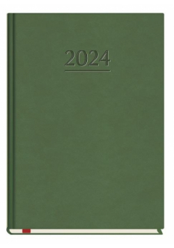 Terminarz 2024 A5 tygodniowy popularny zielony