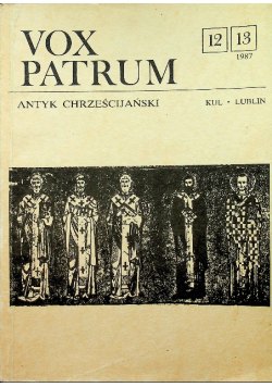 Vox Patrum Nr 12 i 13 Antyk Chrześcijański