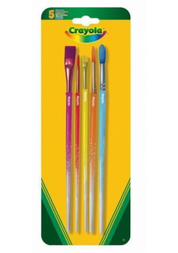 Pędzelki kolorowe 5szt CRAYOLA