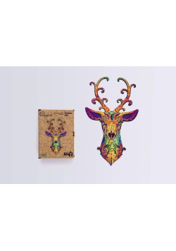 Puzzle drewniane eko 95 Szlachetny jeleń A3