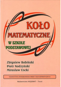 Koło matematyczne w szkole podstawowej