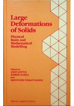 Large Deformations of Solids