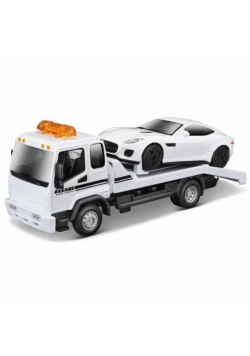 Str. Fire Tow Truck W Jaguar F-Type R 1:43 BBURAGO