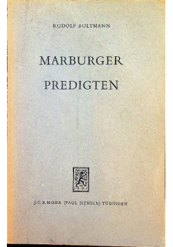 Marburger Predigten