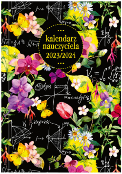 Kalendarz nauczyciela B6T PCV bezbawrny KWIATY