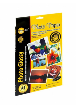 Papier foto A4/20ark błyszczący 200g Laser YELLOW