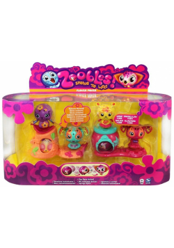 Zoobles. 4 Pak Dzieci kwiaty