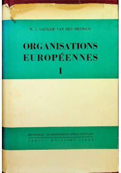 Organisations europeennes 1