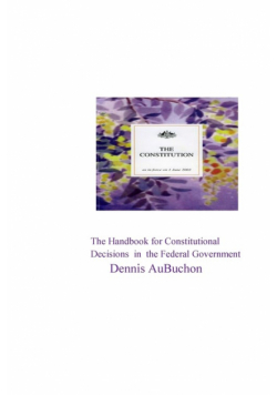 The Handbook for Constitutional Decisions in the Federal Government