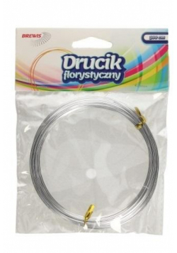 Druciki florystyczne 3mx2mm srebrne