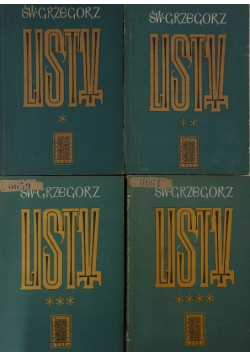 Św Grzegorz Wielki Listy tom 1 do 4