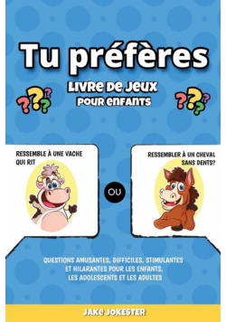 Tu préfères livre de jeux pour enfants