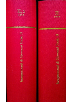 Insegnamenti di Giovanni Paolo II  tom 1 i  2