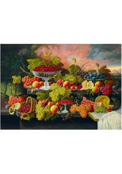 Puzzle 1000 Martwa natura, Severin Roesen, 1867
