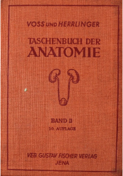 Taschenbuch der Anatomie Band II
