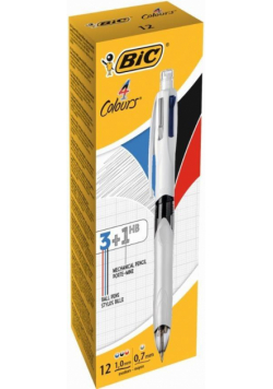 Długopis 4 Colours z ołówkiem (12szt) BIC