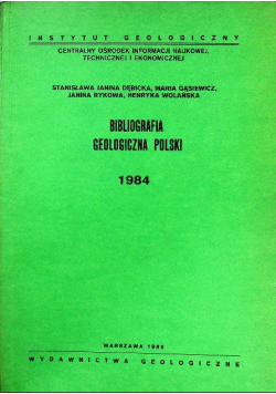 Bibliografia geologiczna Polski 1984