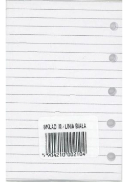 Wkład do organizera M Linia biała ANTRA