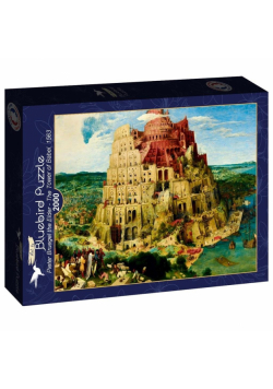 Puzzle 2000 Wieża Babel, Piotr Brueghel, 1563