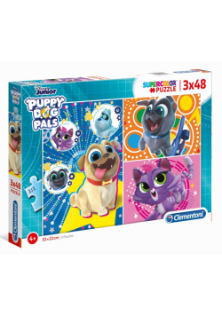 Puzzle 3x48 Super Kolor Puppy Dog Pals