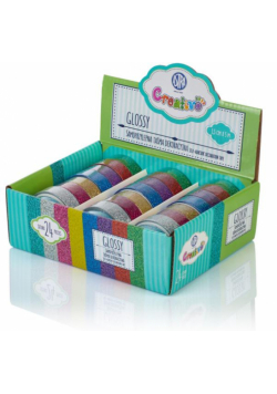 Taśma dekoracyjna brokatowa Glossy (24szt) ASTRA