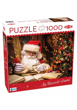 Puzzle 1000 Święty Mikołaj w swoim domu