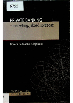 Private Banking marketing jakość sprzedaż