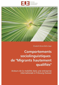 Comportements sociolinguistiques   de "migrants hautement qualifiés"