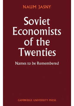 Soviet Economists of the Twenties