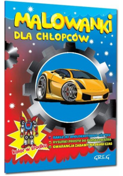 Malowanki dla chłopców GREG